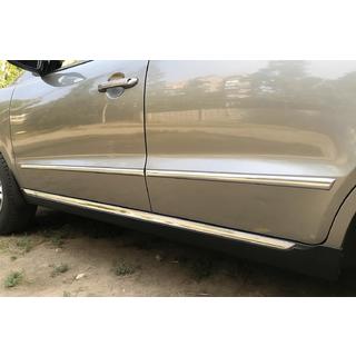 Molduras de puerta acero inoxidable (4 uds) Hyundai Santa Fe 2 2006-2012 foto 2