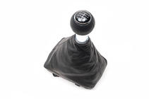 Audi A4 B8 2007-2015 Pomo de cambio + Funda de palanca (Polipiel) 5 Velocidades foto 2