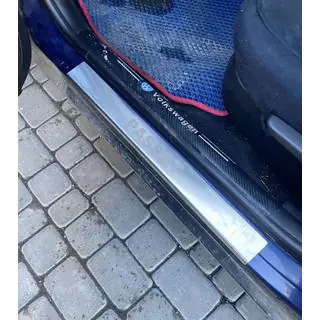 Protecciones de umbral Carmos (4 uds, acero inoxidable) foto 1