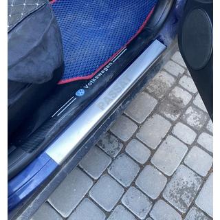 Protecciones de umbral Carmos (4 uds, acero inoxidable) foto 2