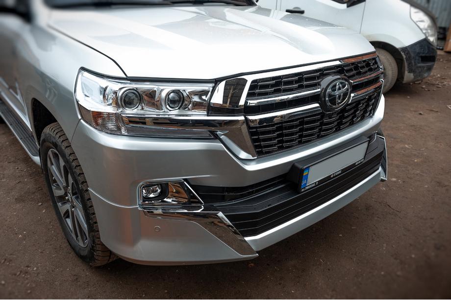 Toyota Land Cruiser 200 2007-2021 Kit de carrocería 2016-2021 (Executive 2021) Negro Foto 2