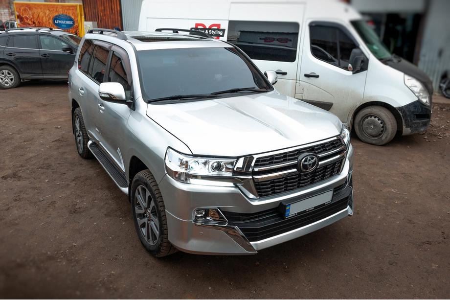 Toyota Land Cruiser 200 2007-2021 Kit de carrocería 2016-2021 (Executive 2021) Negro Foto 5