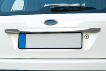 Ford Fiesta 2002-2008 Moldura cromada sobre la matrícula (acero inoxidable) foto 4