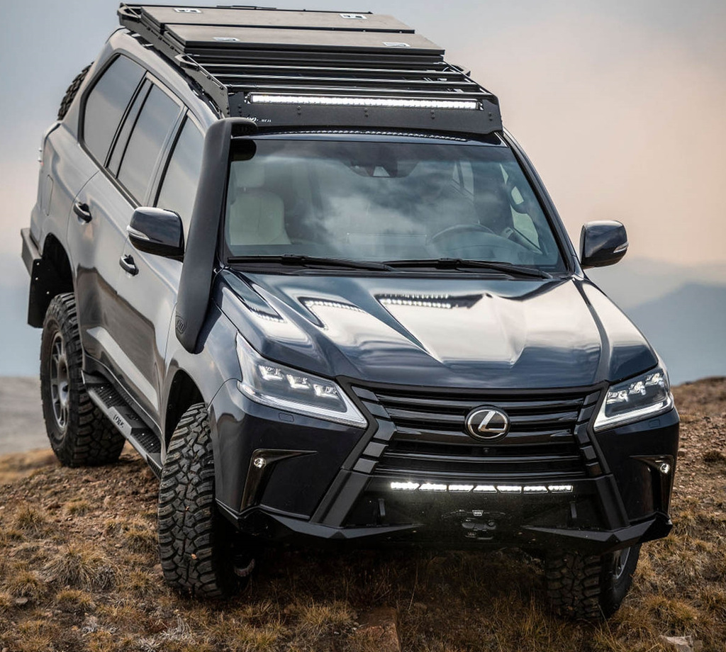 Modificación del Lexus J201: solo las chicas están en el barro