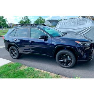 Barras de techo transversales OEM para rieles de techo integrados (2 uds) Toyota Rav 4 2019–2025 foto 3