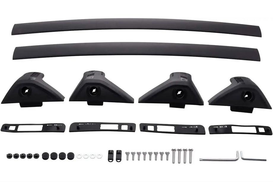 Toyota Rav 4 2019–2025 Barras de techo transversales OEM para rieles de techo integrados (2 uds) Foto 20