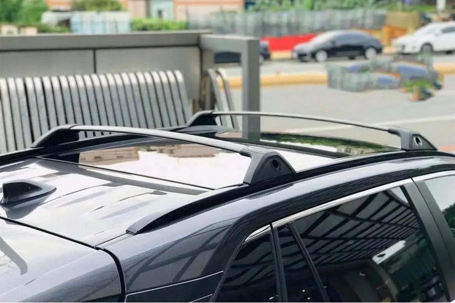 Toyota Rav 4 2019–2025 Barras de techo transversales OEM para rieles de techo integrados (2 uds) Foto 8