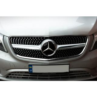 Parrilla Delantera Diamond (2014-2023 para Vito W447) Mercedes Vito/V-class W447 2014- foto 3