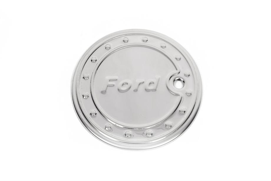 Ford Fiesta 2002-2008 Cubierta cromada para tapa de combustible (acero inoxidable) Image