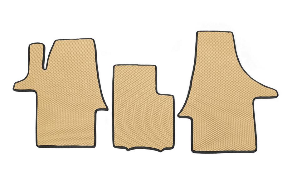 Volkswagen T5 Multivan 2003–2010 Alfombrillas EVA (beige, delanteras, para 1+1) Foto 1