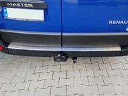 Renault Master 2011-2023 Protector de parachoques trasero acero inoxidable foto 9