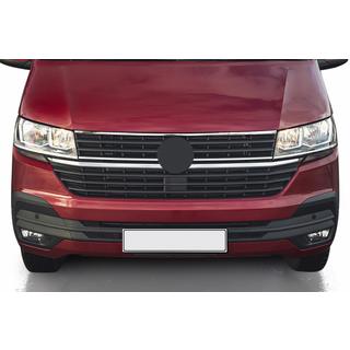 Moldura superior de parrilla 2019+ (1 ud, acero inoxidable) Volkswagen T6 2015-2024 foto 1