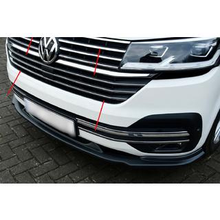Molduras cromadas para parrilla 2019+ (5 uds, acero inoxidable) Volkswagen T6 2015-2024 foto 1