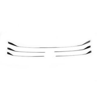 Molduras cromadas para parrilla 2019+ (5 uds, acero inoxidable) Volkswagen T6 2015-2024 foto 2