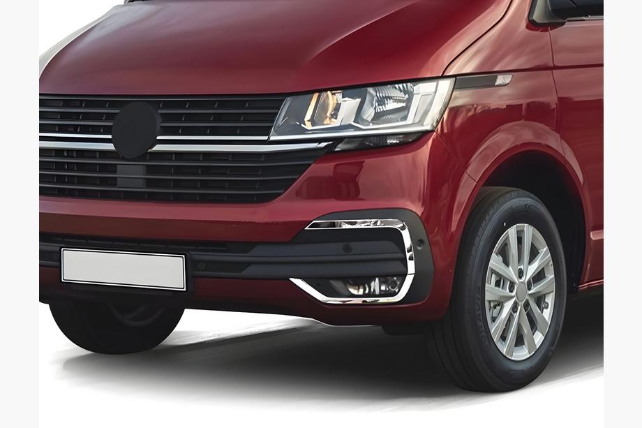 Volkswagen T6 2015-2024 Cubiertas para faros antiniebla 2019+ (4 uds, acero inoxidable) Foto 1