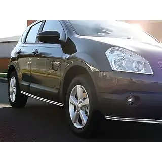 Tubos Laterales Dobles (2 uds., Acero Inoxidable) Nissan Qashqai 2010-2014 foto 3
