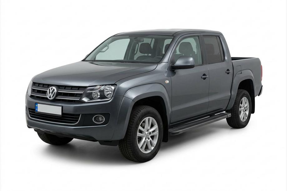 Volkswagen Amarok 2010-2022 Estribos Laterales Maya V1 Negro (2 uds., Aluminio) Image