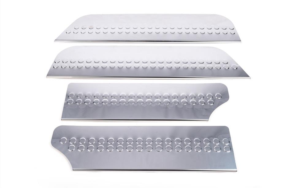Volkswagen T4 Transporter 1990-2003 Placas de umbral interior tipo-2 (acero inoxidable) 3 piezas Foto 2