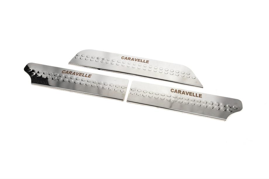 Volkswagen T4 Caravelle/Multivan 1990–2003 Placas de umbral interior tipo-4 (acero inoxidable) Image