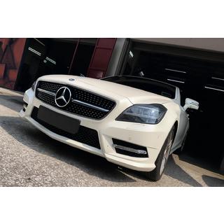 Parrilla Delantera 2011-2014 (Diamond Silver) Mercedes CLS C218 2011-2018 foto 3