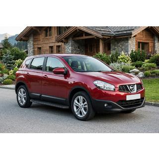 Estribos Laterales Tayga Black (2 uds., Aluminio) Nissan Qashqai 2010-2014 foto 1