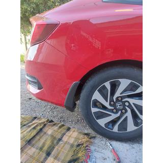 Guardabarros Premium (V1, 4 uds) Honda Civic Sedan X 2016-2021 foto 3