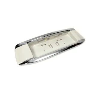 Moldura de matrícula para tapa de maletero Lexus GX460 2009-2023 foto 2