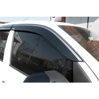 Deflectores de ventana con moldura cromada (4 uds, Niken) foto 4