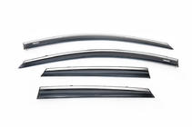 Toyota Auris 2012-2018 Deflectores de Ventana con Moldura Cromada Niken (2012-2015, HB/SW, 4 uds) foto 2