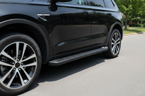 Acura MDX 2013-2020 Estribos Laterales Allmond Black (2 uds., Aluminio) foto 1