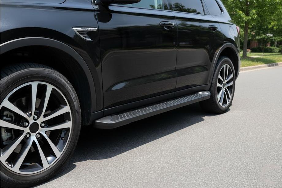 Acura MDX 2013-2020 Estribos Laterales Allmond Black (2 uds., Aluminio) Image