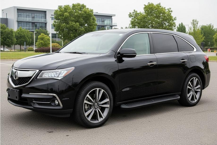 Acura MDX 2013-2020 Estribos Laterales Tayga Black (2 uds., Aluminio) Image