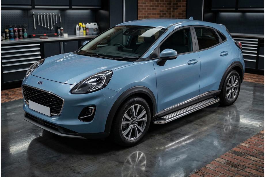 Ford Puma 2019- Estribos Laterales Maydos V2 (2 uds., Aluminio) Image