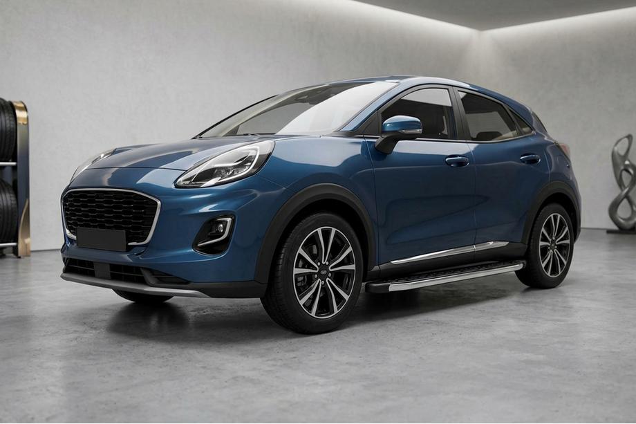 Ford Puma 2019- Estribos Laterales BlackLine (2 uds., Aluminio) Image