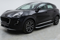 Ford Puma 2019- Estribos Laterales Tayga Grey (2 uds., Aluminio) foto 1