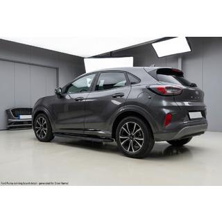Estribos Laterales Tayga Black (2 uds., Aluminio) Ford Puma 2019- foto 1