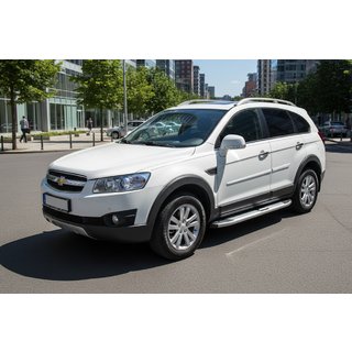 Estribos Laterales Mevsim Grey (2 uds., Aluminio) Chevrolet Captiva 2006-2019 foto 1