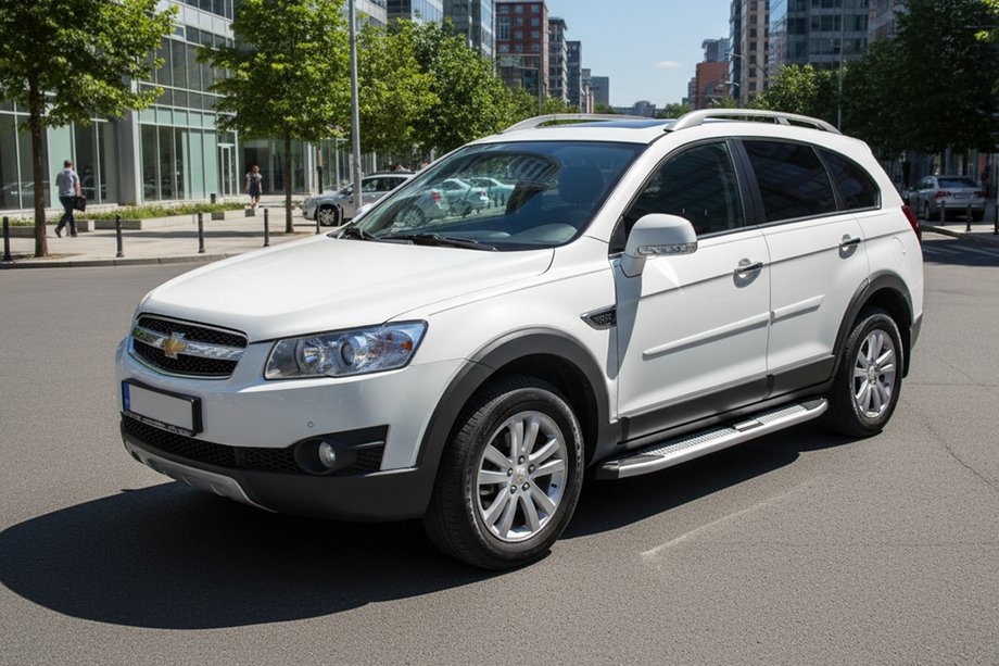 Chevrolet Captiva 2006-2019 Estribos Laterales Mevsim Grey (2 uds., Aluminio) Foto 1