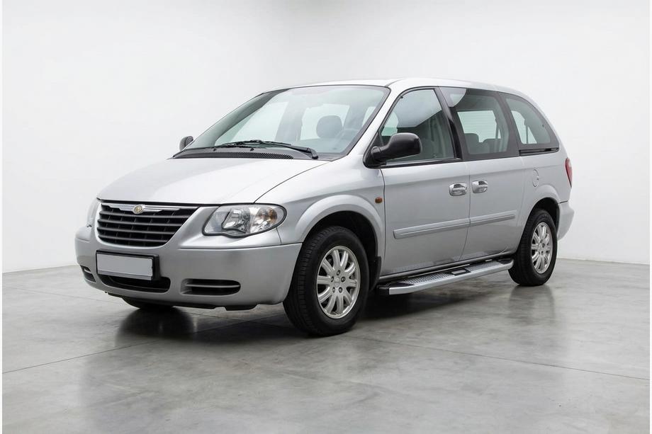 Chrysler Voyager 2001-2007 Estribos Laterales Mevsim Grey (2 uds., Aluminio) Image