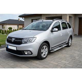 Estribos Laterales Mevsim Grey (2 uds., Aluminio) Dacia Logan MCV 2013-2020 foto 1