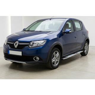 Estribos Laterales Mevsim Grey (2 uds., Aluminio) Dacia Sandero 2013-2020 foto 1