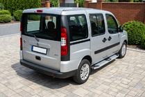 Fiat Doblo I 2005-2010 Estribos Laterales Mevsim Grey (2 uds., Aluminio) foto 1