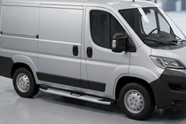 Fiat Ducato 2006-2025 Estribos Laterales Mevsim Grey (2 uds., Aluminio) foto 1
