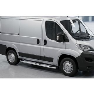 Estribos Laterales Mevsim Grey (2 uds., Aluminio) Fiat Ducato 2006-2025 foto 1