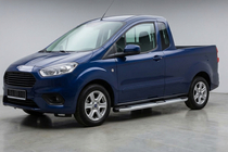 Ford Courier 2014-2023 Estribos Laterales Mevsim Grey (2 uds., Aluminio) foto 1