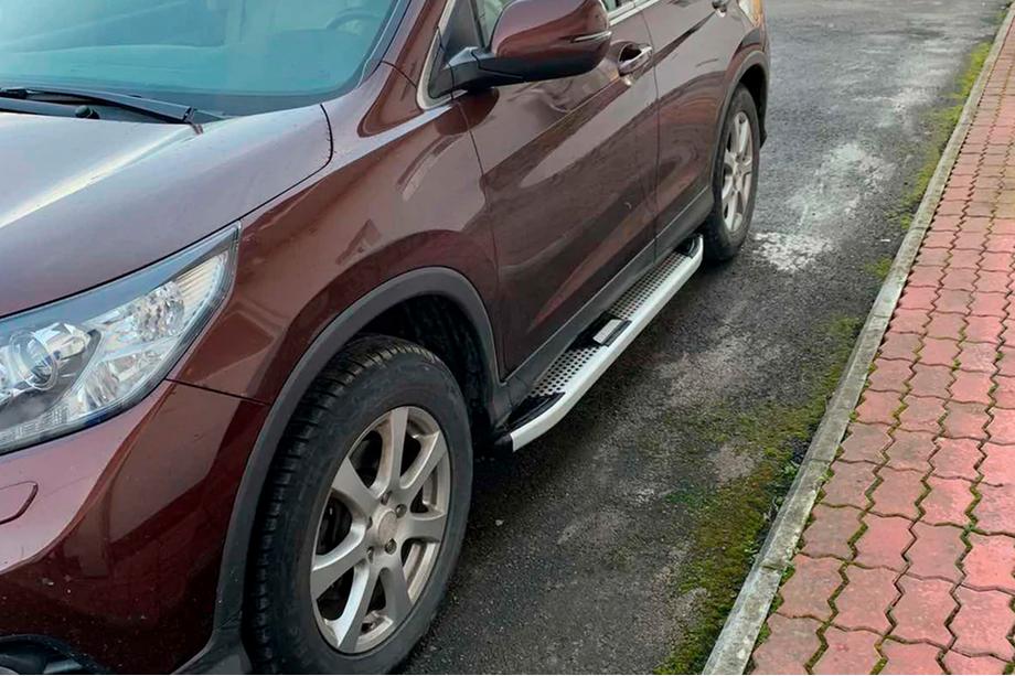 Honda CRV 2012-2016 Estribos Laterales Mevsim Grey (2 uds., Aluminio) Foto 2