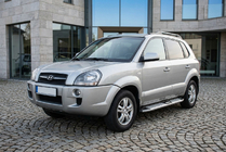 Hyundai Tucson JM 2004- Estribos Laterales Mevsim Grey (2 uds., Aluminio) foto 1