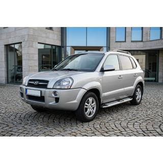 Estribos Laterales Mevsim Grey (2 uds., Aluminio) Hyundai Tucson JM 2004- foto 1