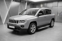 Jeep Compass 2006-2016 Estribos Laterales Mevsim Grey (2 uds., Aluminio) foto 1
