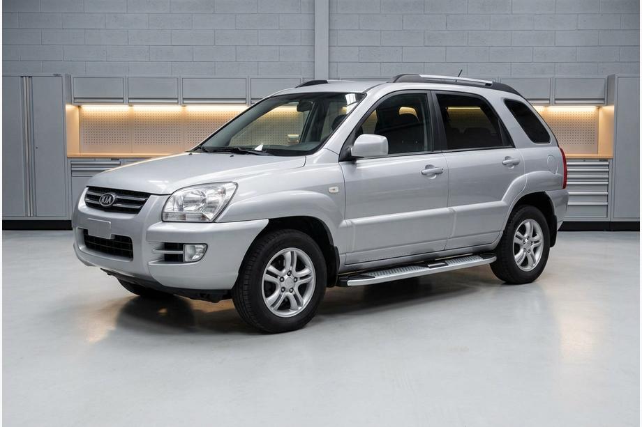 Kia Sportage 2004-2010 Estribos Laterales Mevsim Grey (2 uds., Aluminio) Image